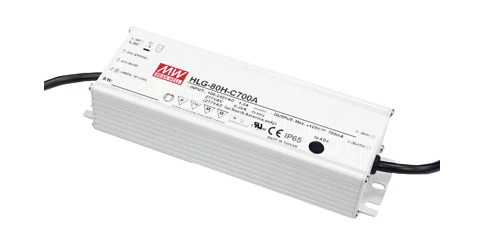 Convertisseur Mean Well - 80W max. - input 90-305V - output 24Vc - IP65 - non-dimmable - 196x61.5x38.8mm - CM8024OF