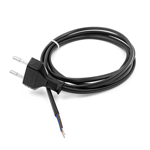 Câble 230V (bleu-brun) avec fiche CH - longueur: 2 m - AC230CH2