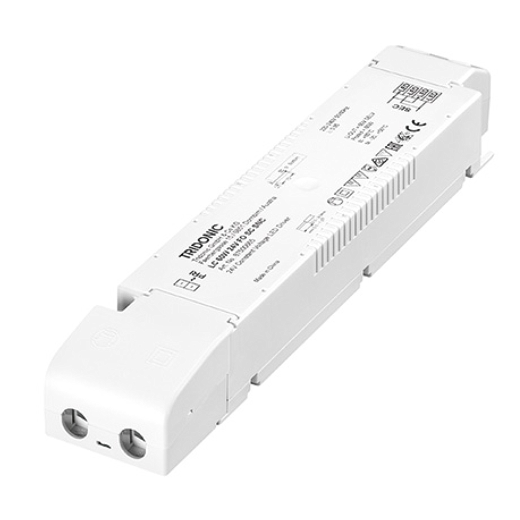 Convertisseur Tridonic - 60W max. - input 220-240V - output 24Vc - IP20 - non-dimmable - 225x43x30mm - CTE6024OF