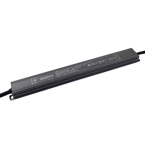 Convertisseur par découpage de phase - 60W max. - input 200-240V - output 24Vc - IP66 - dimmable - 300x32x20mm - CSC6024T