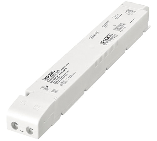 Convertisseur Tridonic - 100W max. - input 220-240V - output 24Vc - IP20 - Push DIM - dimmable DALI - 295x43x30.2mm - CT10024D