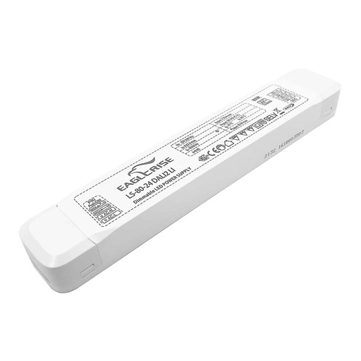 Convertisseur - 150W max. - input 198-264VAC - output 24VDC - IP20 - dimmable DALI 2 - 290x45x30.5mm - CS15024D